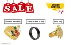 Navratan Meru Ring for Women, Pack of 3 