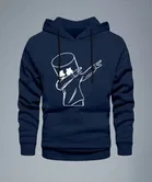 Fleece Printed Hoodie for Men 