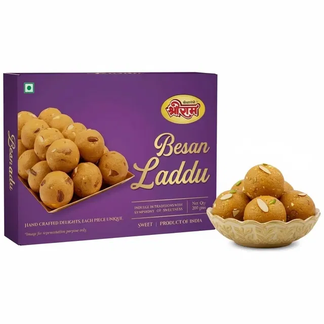 श्रीराम बेसन लड्डू 200 g