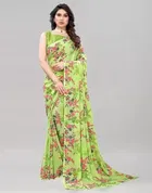 Saree with Unstitched Blouse for Women 