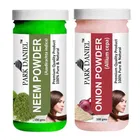Park Daniel 100% Pure & Natural Neem Powder & Onion Powder 