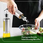 Stainless Steel & Glass Oil Dispenser Bottle 500ML