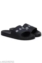 Sliders for Men, Grey & Black 