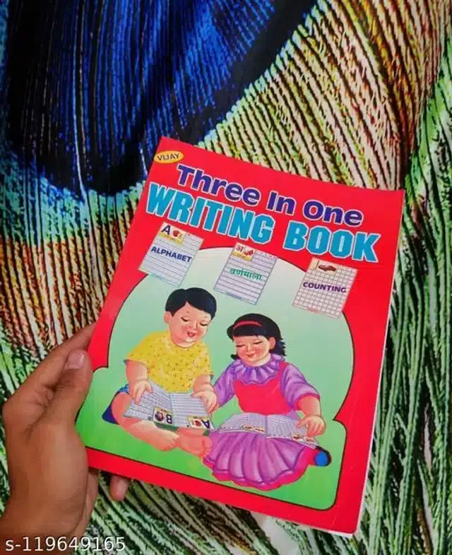 3 in 1 Writing Book for Kids (Multicolor)
