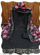 Striped Unstitched Suit for Women 