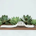 Silicone Strap Square Analog Watch for Men 