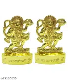 Metal Hanuman Ji Idol (Golden)