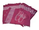 Non-Woven Printed Shoe Pouch (Maroon, Pack of 12)