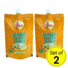 9 AM Ginger Garlic Paste 200 g (Pack of 2) (Buy 1 Get 1 Free)