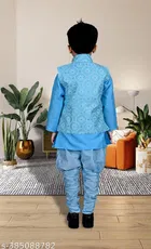 Cotton Blend Sherwani for Boys 