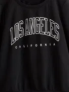 Women's Graphic Print Long Sleeve Round Neck Sweatshirt 