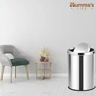 Stainless Steel Dustbin, Silver 