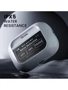 TecSox ALPHA Bluetooth Earbuds with Smartwatch on Display -White