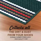 Status Stripe Dot Anti Skid Mat 38x58cm Green
