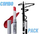 Glam21 Long Lasting Lipstick with Waterproof Kajal 