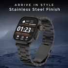 Immutable Black T800 Ultra Smartwatch Stainless Steel, BT Calling, Fitness & Music Smartwatch  