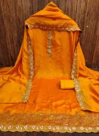 Vichitra Silk Unstitched Dress Material for Women 