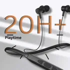 Tecsox Jazz 251 Wireless neckband design Bluetooth Neckband-Black