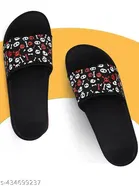 Sliders for Men, Black 