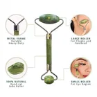 Natural Himalayan Stone Jade Roller Facial Massager, Multicolor
