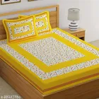 Cotton Queen Bedsheet with 2 Pillow Cover 