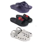Combo of Clogs with Sliders & Flipflops for Men 