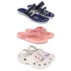 Combo of Flats with Slippers & Clogs for Women 