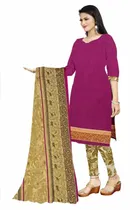 शारदा क्रिएशन क्रेप फ्लोरल प्रिंट सलवार सूट अस्टीचड 