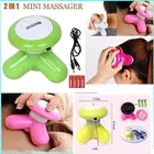 Mini USB Full Body Electric Massager, Portable Compact Vibrating Massager [Assorted Color]