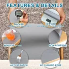 Diamond Textured Grey EVA Kitchen Cabinet Mat | Fridge and Table Placemat | Anti-Slip for Kitchen-Wardrobe-Drawer | Sheet for Cupboard Shelves