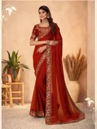 Georgette Self Design Saree for Women 