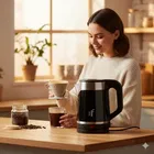 HF Steel Cooltouch Body Electric Kettle 
