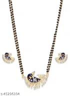 Alloy Mangalsutra with Earrings for Women 