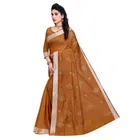 सिद्धिदाता टेक्सटाइल विमेंस कॉटन साड़ी विद अन-स्टीट्च्ड ब्लाउज पीस 