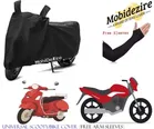Polyester Waterproof Motorcycle Cover for Hero Splendor with Free Arm Sleeves 