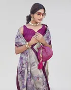 Art Silk Printed Saree for Women 