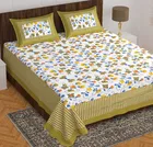 Cotton Rajasthani Jaipuri Double Bedsheet with 2 Pillow Covers 