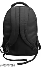 Polyester Backpack for Men & Women, Black