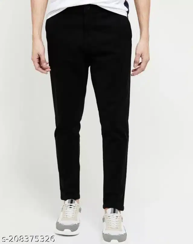 Denim Jeans for Men (Black, 32)