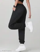 Cotton Trouser for Women, Black 