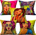 Crosmo Trendy Printed Pack of 5 Cushion cover 40x40cm