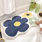 Alaqsa Tufted Big Blue Flower 15x23in