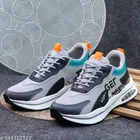 Sports Shoes for Men, Grey & Black 