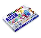 Doms Super Smooth 12 Shades Wax Crayons [Pack of 5] [Multicolor]