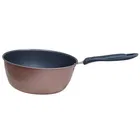 Aluminium Sauce Pan (Brown, 21 cm) (2000 ml)