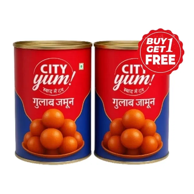 सिटी यम गुलाब जामुन 2X1 kg (बय 1 गेट 1 फ्री)