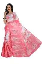 Taffeta Silk Printed Saree for Women 