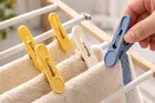 Plastic Clothespins Set 24-Piece Strong Grip Laundry Clips for Clothes Drying – Non-Slip, Durable, Multi-Color Pegs