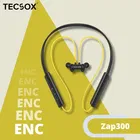 Tecsox In-the-ear Bluetooth Headset with Upto 30h Talktime Deep Bass - Black Yellow