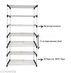 Metal 6 Layer Collapsible Multipurpose Rack 